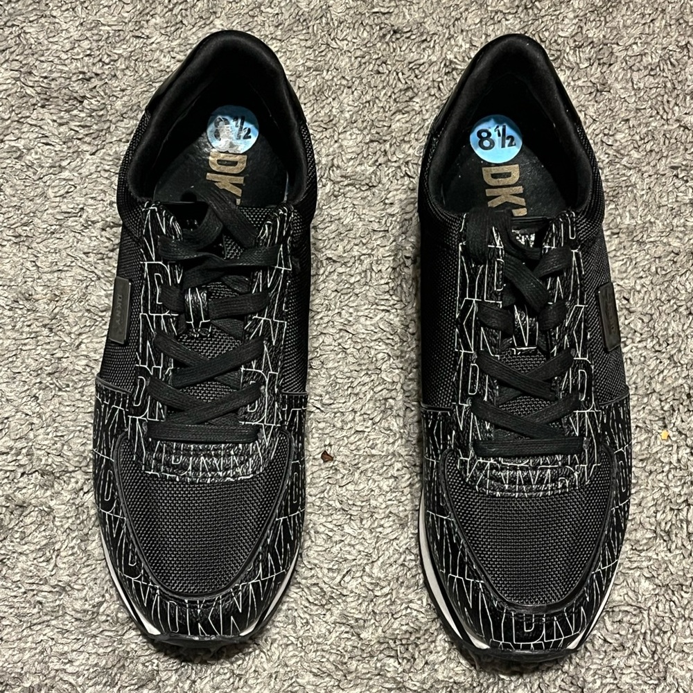 DKNY Black Logo Sneakers
